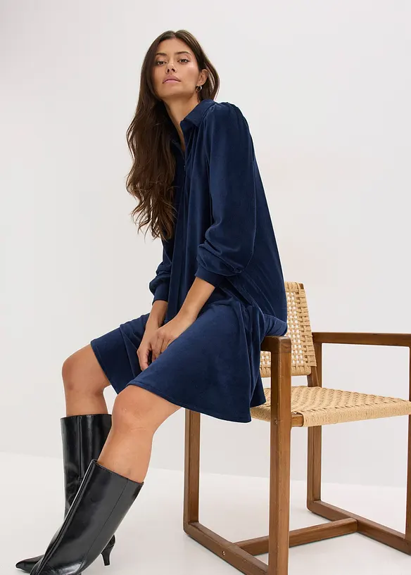 Krátké manšestrové šaty, bonprix