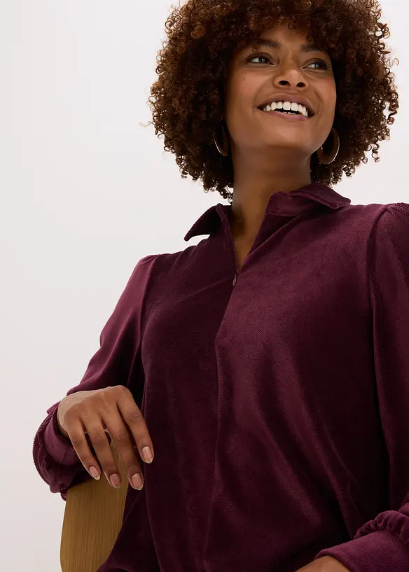 Krátké manšestrové šaty, bonprix