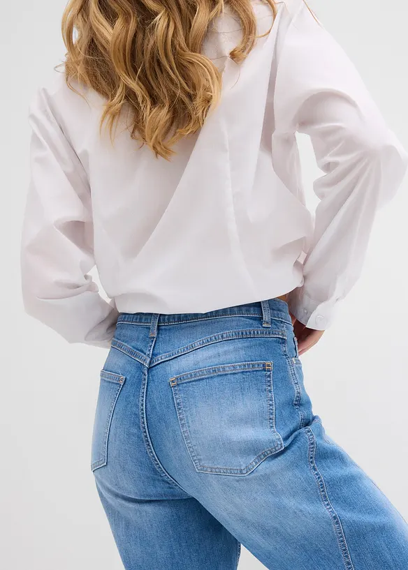 Džíny Baggy, High Waist, bonprix