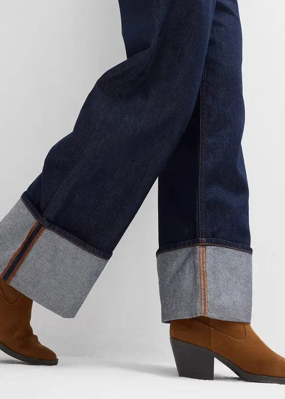 Džíny Baggy, Mid Waist, bonprix