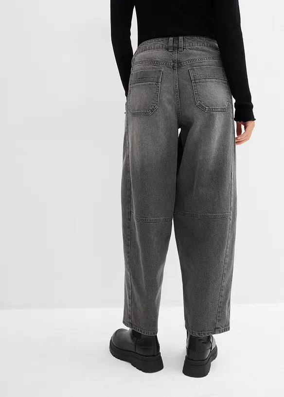 Džíny Ballon, Mid Waist, bonprix