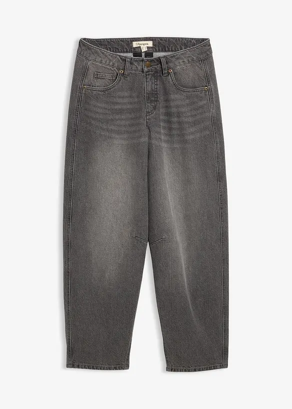 Džíny Ballon, Mid Waist, bonprix