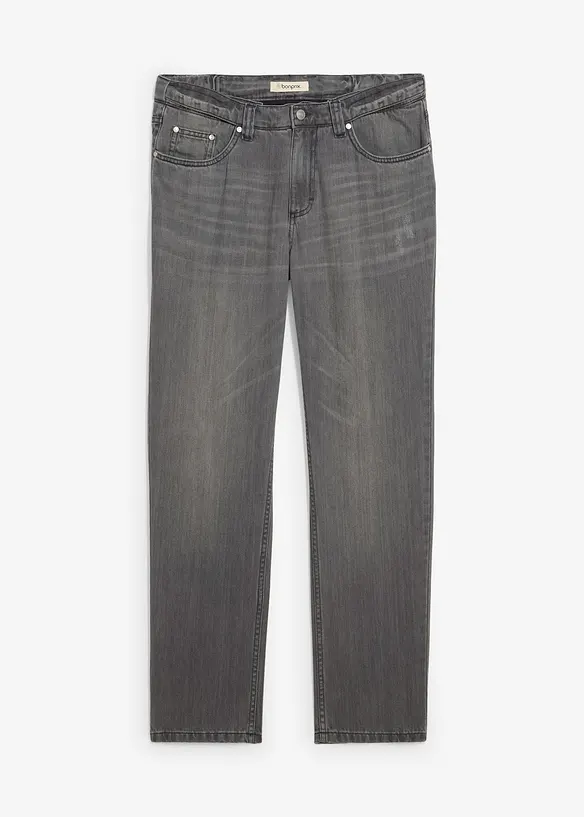 Džíny Regular Fit z čisté bavlny, s pohodlným pasem, Straight, bonprix