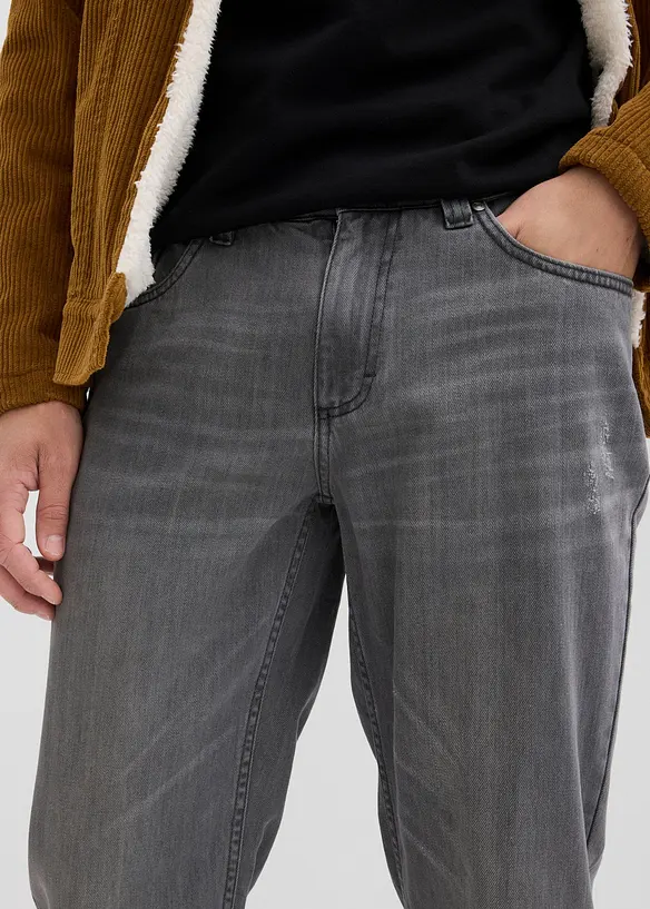 Džíny Regular Fit z čisté bavlny, s pohodlným pasem, Straight, bonprix