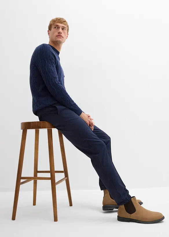 Kalhoty bez zapínání, Relaxed Fit, bonprix