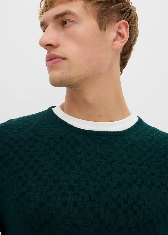 Svetr z jemné pleteniny s luxusní merino vlnou, bonprix