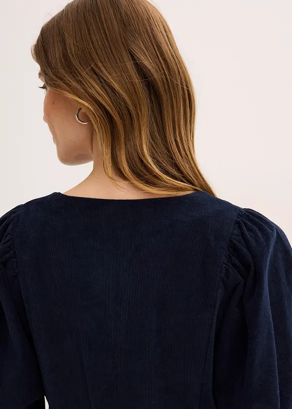 Manšestrové šaty z bavlny, bonprix