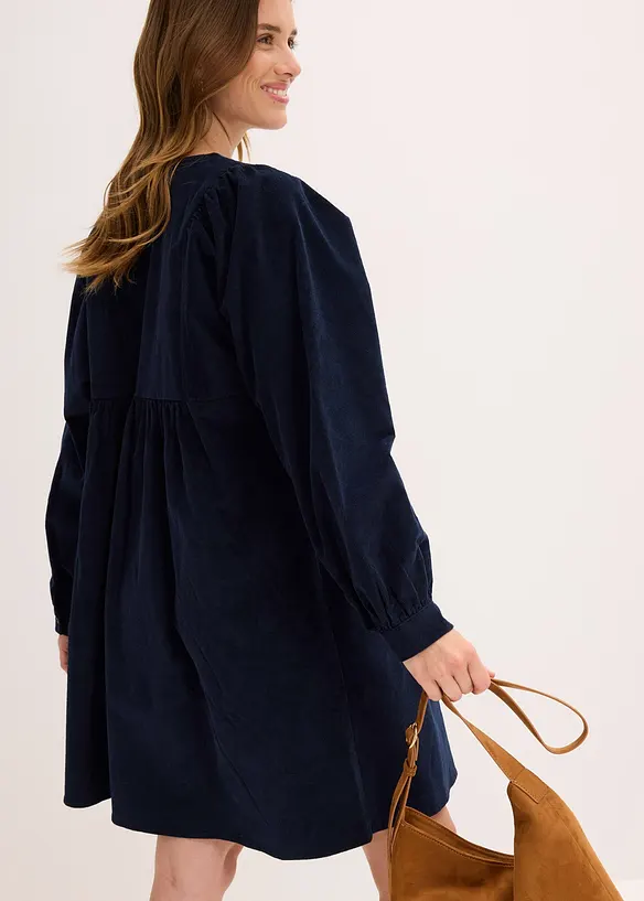 Manšestrové šaty z bavlny, bonprix