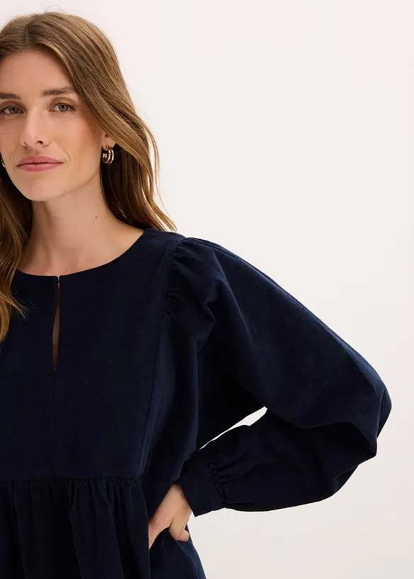 Manšestrové šaty z bavlny, bonprix