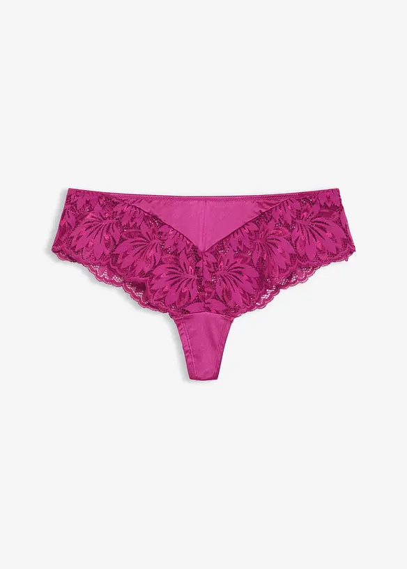 Bokové kalhotky string z lesklého materiálu, bonprix