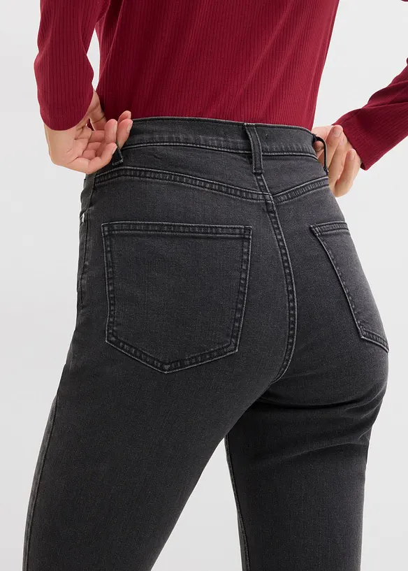 Džíny Bootcut, High Waist, bonprix