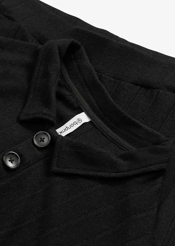 Domácí souprava z měkkého žebrovaného materiálu, oversize, bonprix