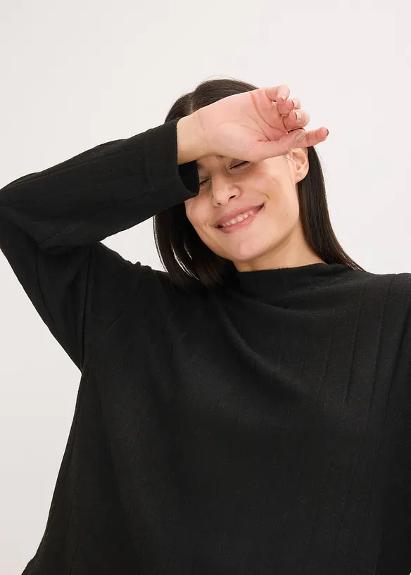 Dom&aacute;c&iacute; souprava z měkk&eacute;ho žebrovan&eacute;ho materi&aacute;lu, oversize, bonprix