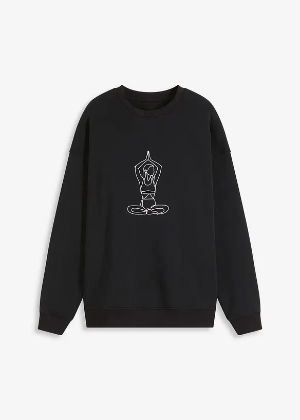 Funkční termo mikina, oversize, rychleschnoucí, bonprix