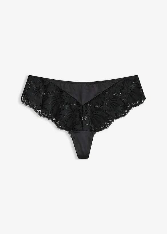 Bokové kalhotky string z lesklého materiálu, bonprix