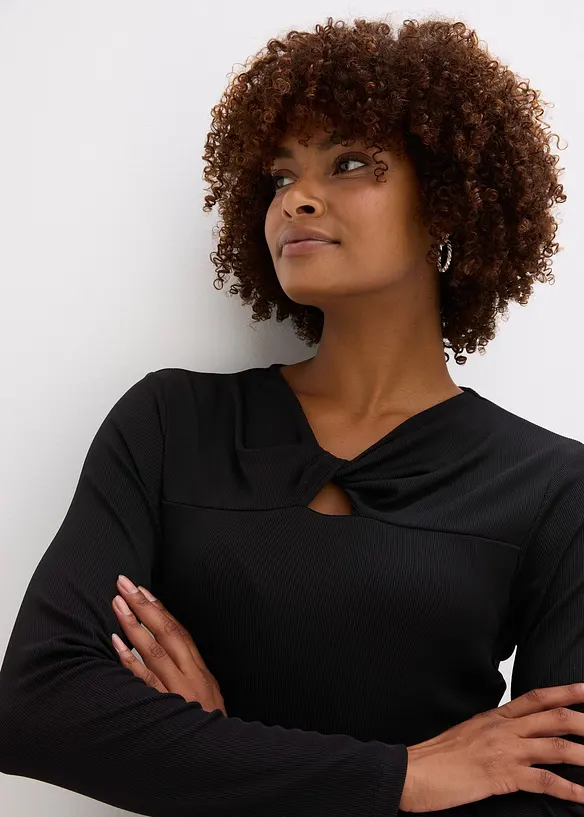 Žebrované triko, bonprix