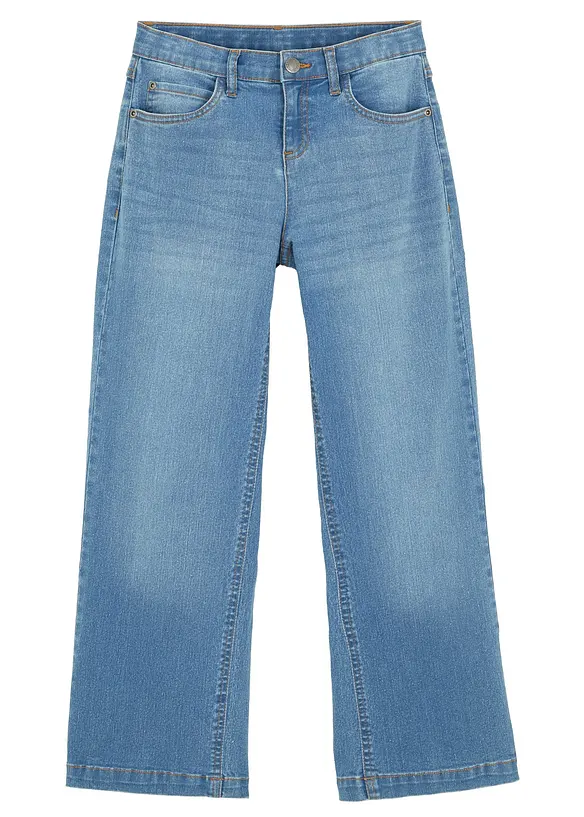 Džíny Wide Leg, Mid Waist, bonprix