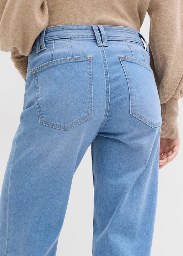 Džíny Straight, Mid Waist, bonprix