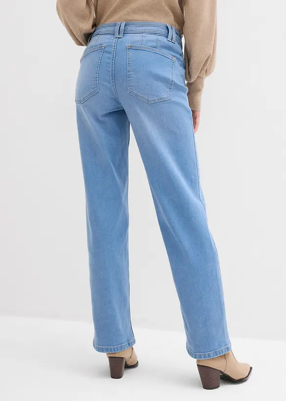 Džíny Straight, Mid Waist, bonprix