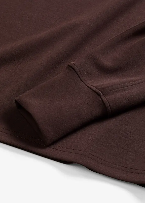 Oversize mikina z měkkého materiálu scuba, bonprix