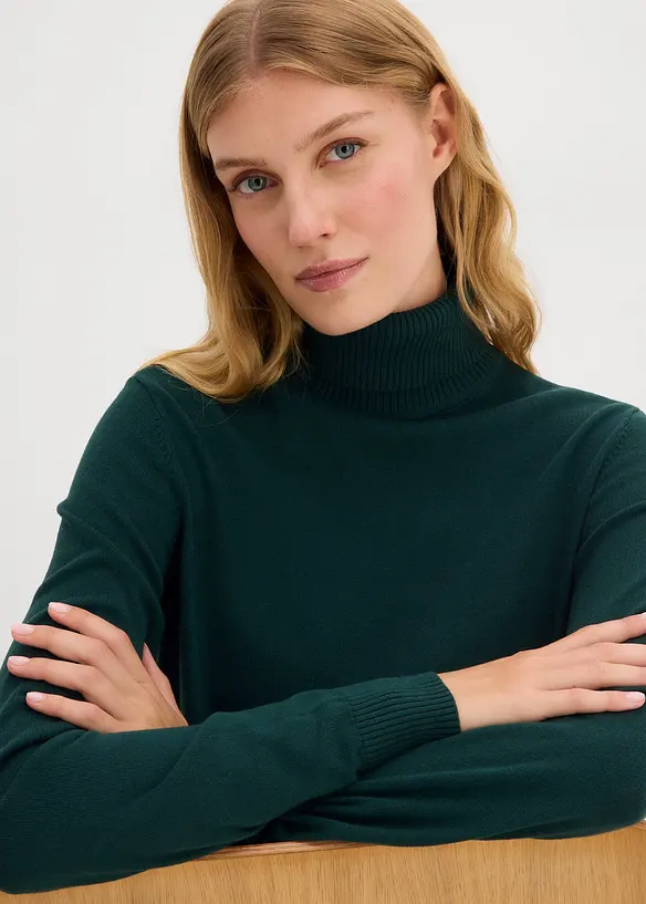 Svetr s rolákovým límcem, bonprix