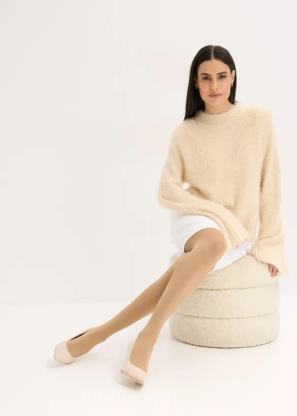 Tvarující punčochové kalhoty s push-up efektem, 80 DEN, bonprix