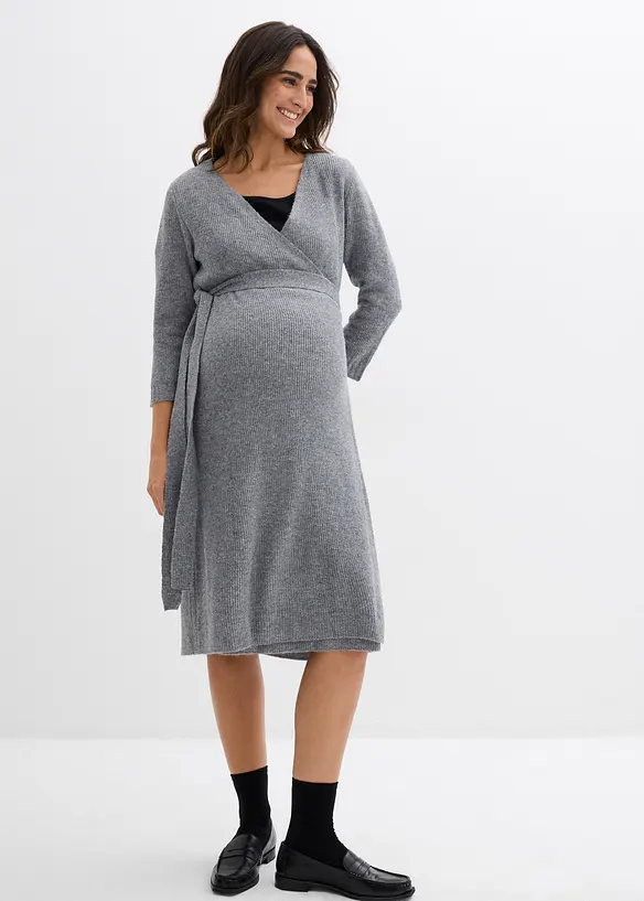 Velmi měkk&eacute; těhotensk&eacute;/kojic&iacute; pleten&eacute; &scaron;aty s 3/4 ruk&aacute;vy, bonprix