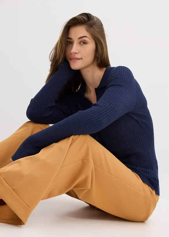 Svetr z jemné pleteniny z měkké viskózové směsi, bonprix