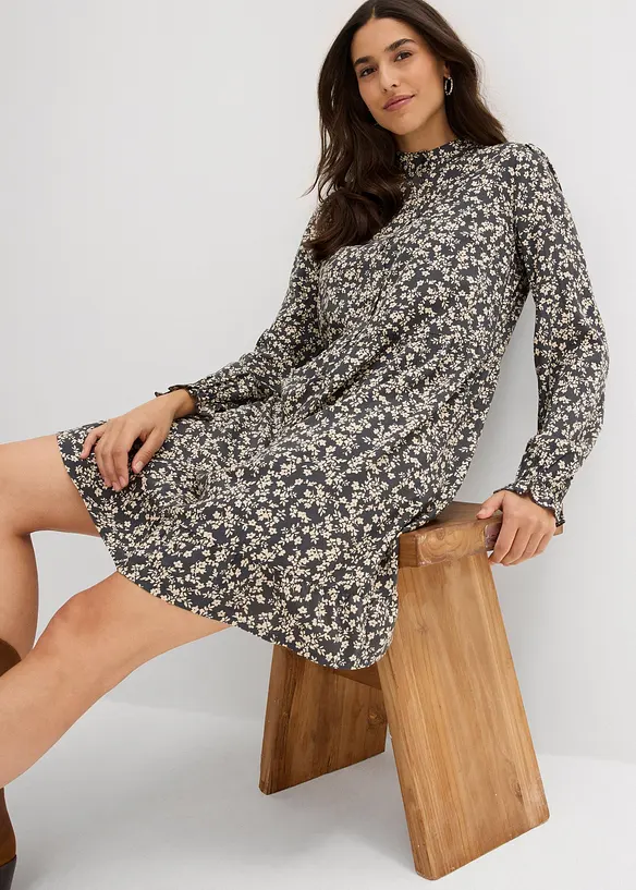 Minišaty ze splývavé viskózy, bonprix