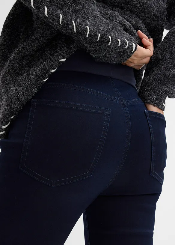 Těhotenské strečové džínové legíny, Skinny, bonprix
