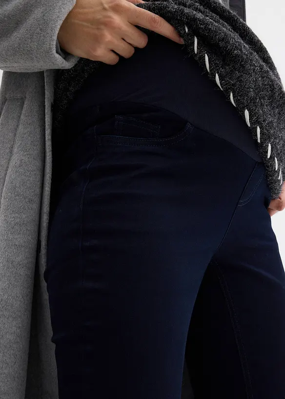 Těhotenské strečové džínové legíny, Skinny, bonprix