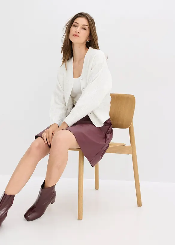 Oversize pletený kabátek, bonprix