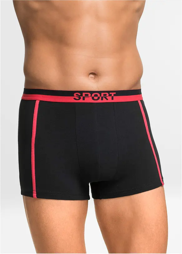 Přiléhavé boxerky s bavlnou  (3 ks v balení), bonprix