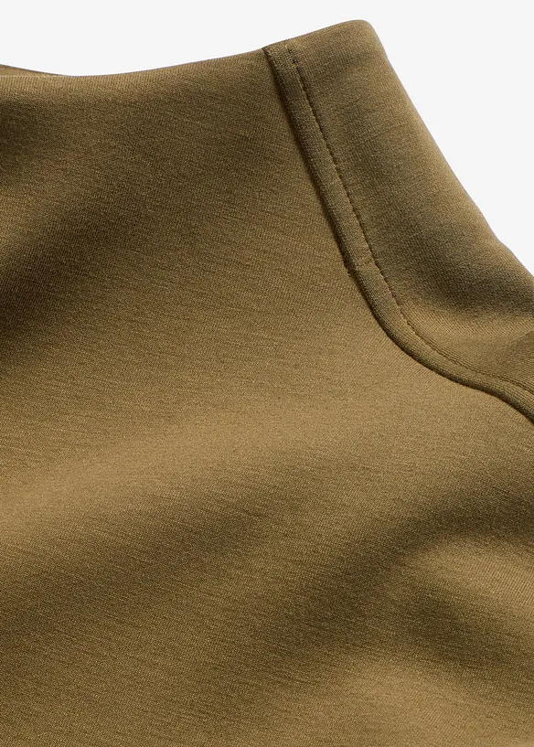 Oversize mikina z měkkého materiálu scuba, bonprix