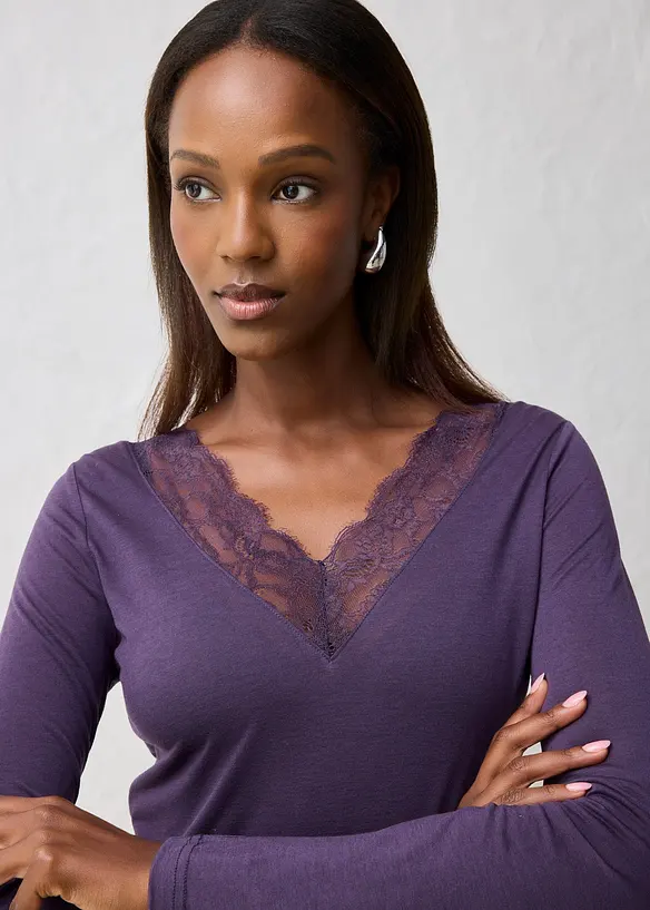 Triko s vlnou, bonprix