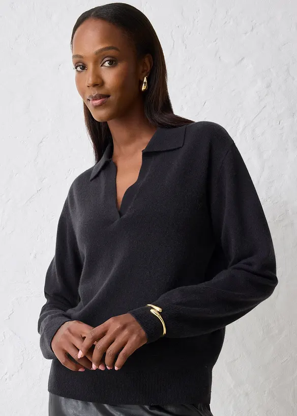 Kašmírový svetr s podílem Good Cashmere Standard®, bonprix