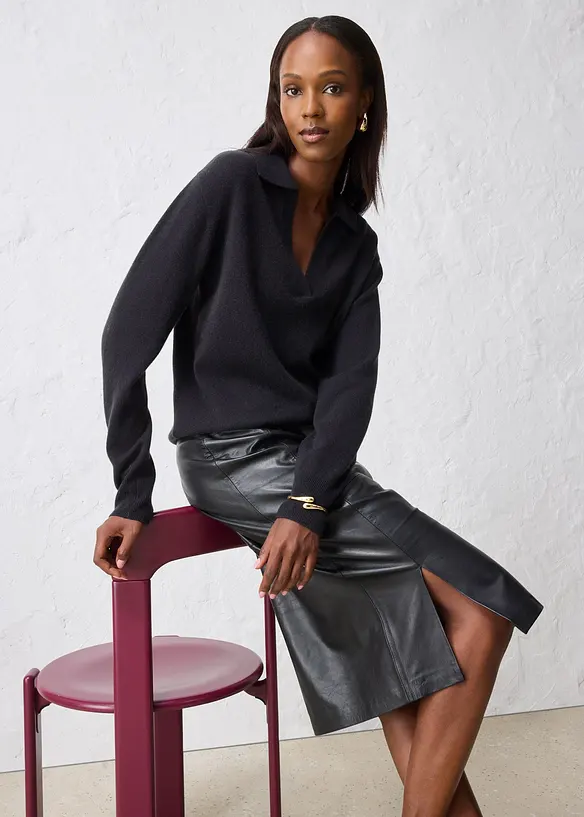 Kašmírový svetr s podílem Good Cashmere Standard®, bonprix