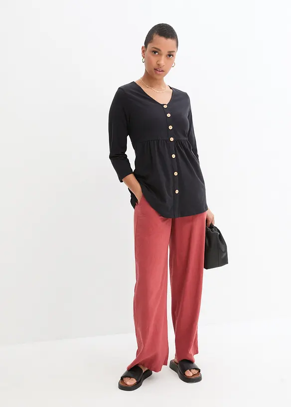 Těhotenské/kojicí triko 2 v 1, z organické bavlny, bonprix