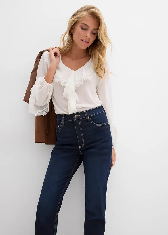 Džíny Slim Fit, High Waist, bonprix