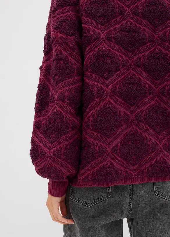 Pletený boxy svetr, bonprix