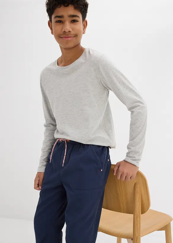 Lež&eacute;rn&iacute; termo kalhoty s hebkou bavlněnou pod&scaron;&iacute;vkou, bonprix