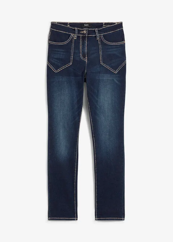 Strečové džíny High Waist, Straight, bonprix