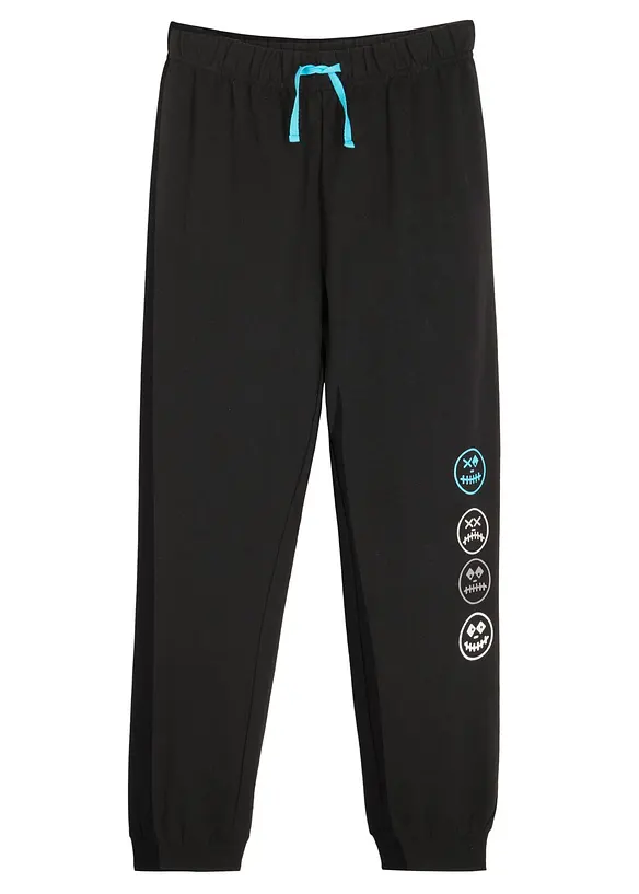 Joggingové kalhoty z měkké bavlněné směsi, bonprix