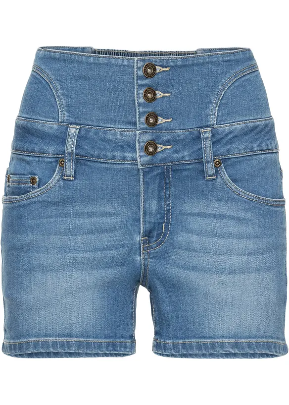 Highwaist džínové šortky, bonprix