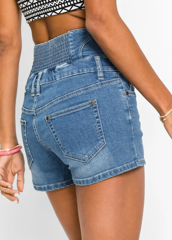 Highwaist džínové šortky, bonprix