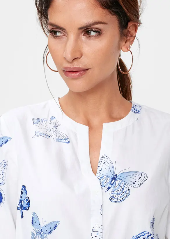 Visk&oacute;zov&aacute; halenka s potiskem, bonprix