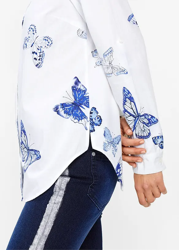 Visk&oacute;zov&aacute; halenka s potiskem, bonprix