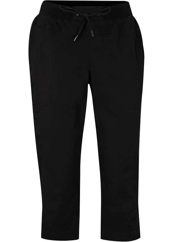 Kalhoty Capri se šňůrkou na zavazování, bonprix