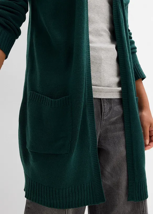 Dlouhý pletený kabátek, bonprix