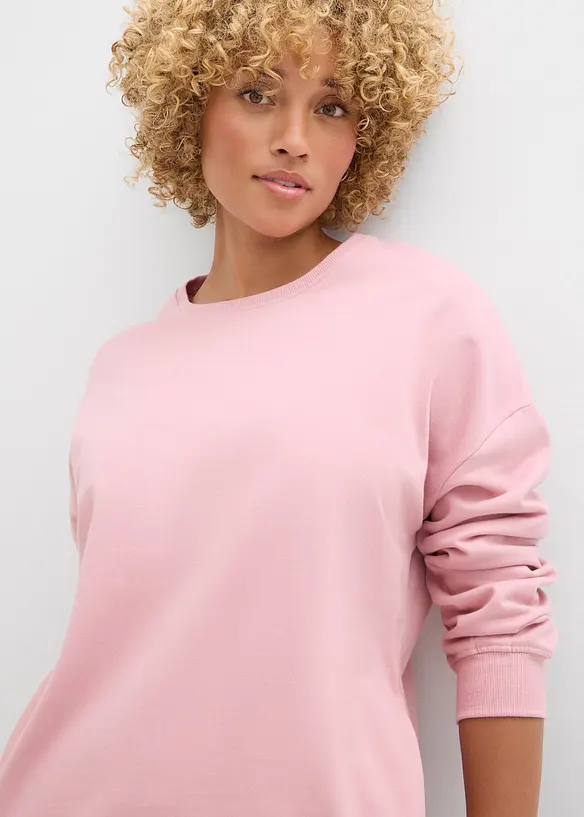 Oversize mikina z čisté bavlny, bonprix
